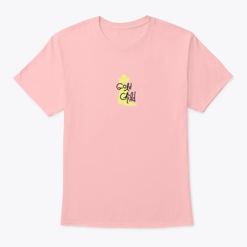 Gold Child Tee (pink)